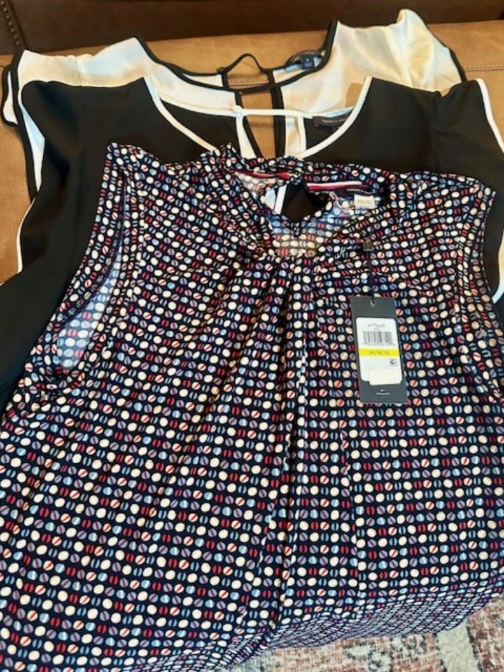 Tommy Hilfiger Women’s Sleeveless Blouse Bundle – Size Medium